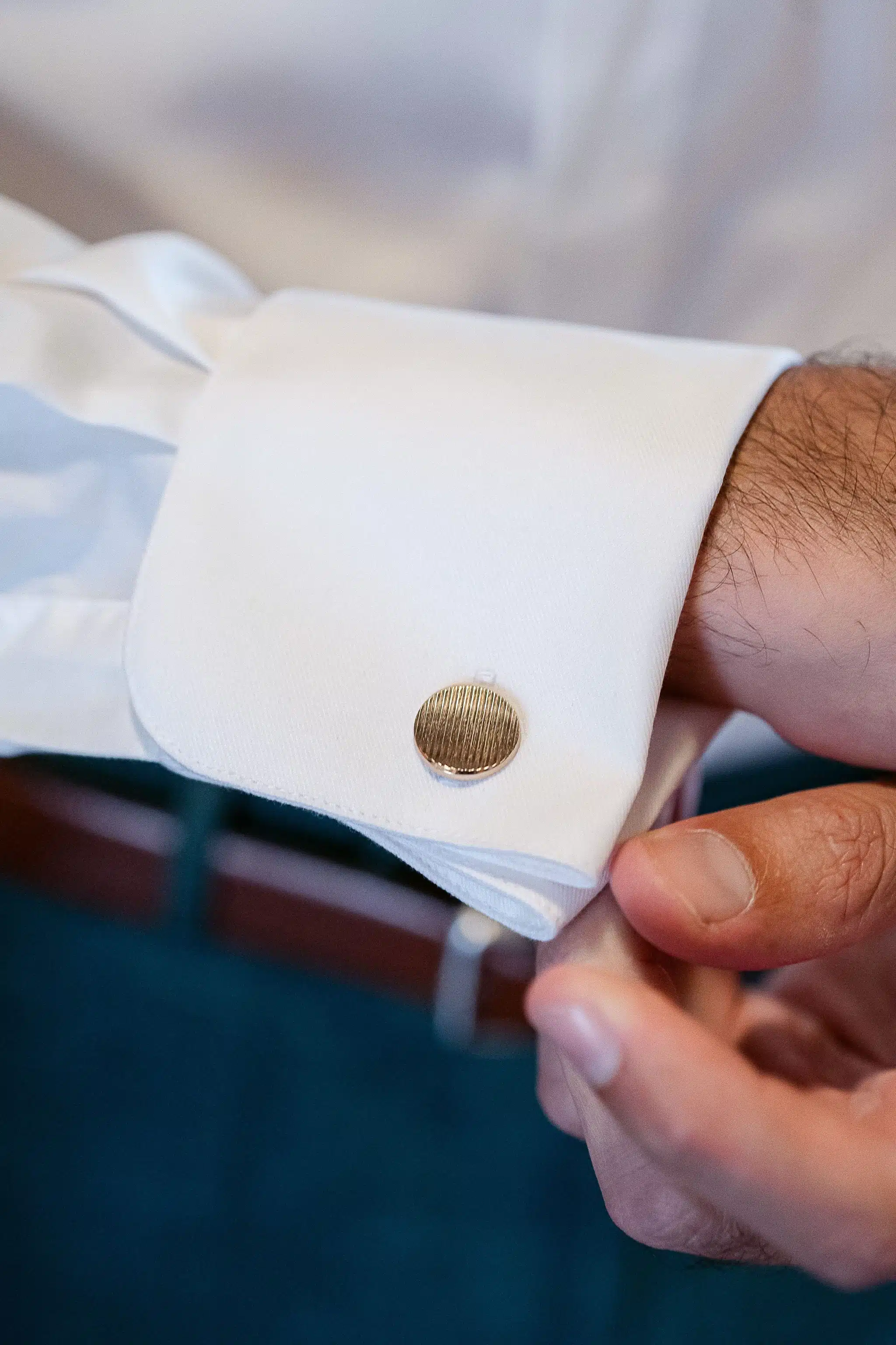 Boutons de manchette costume sur mesure mariage