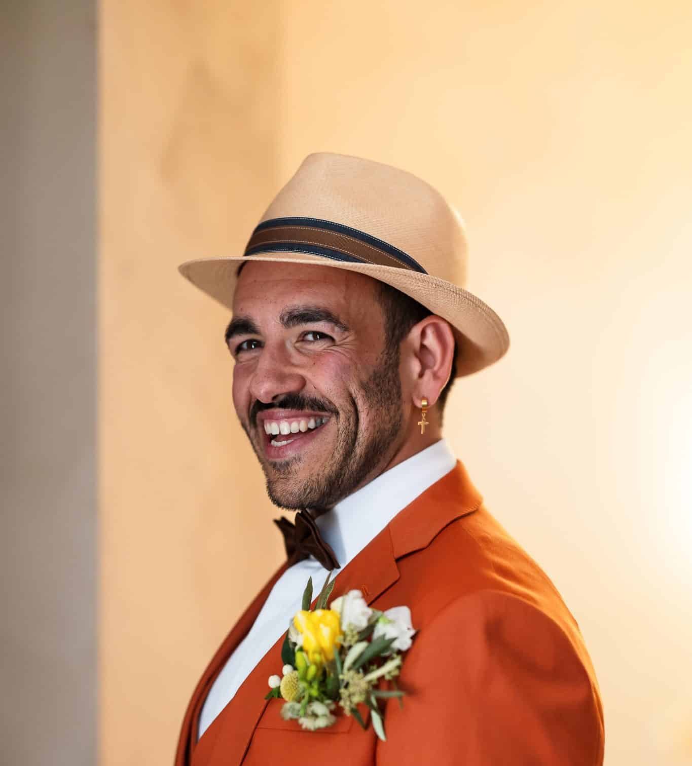 mariage guinguette look canotier