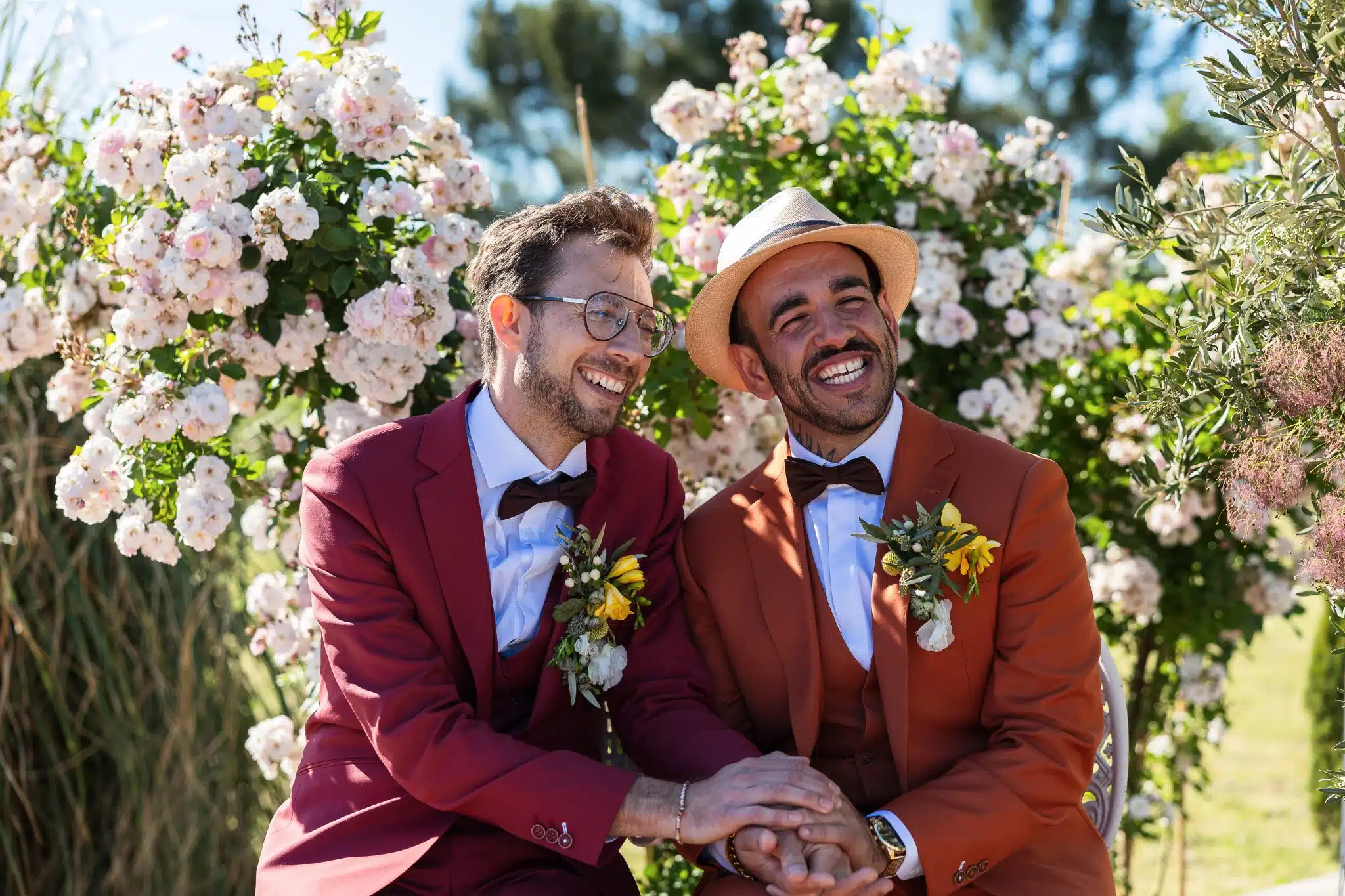 mariage guinguette chapeau