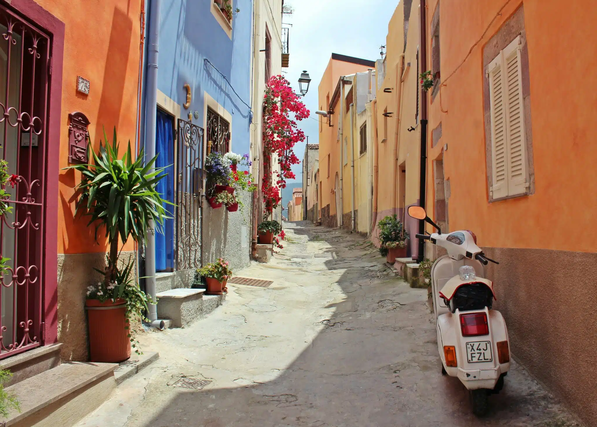 dolce vita mariage vespa