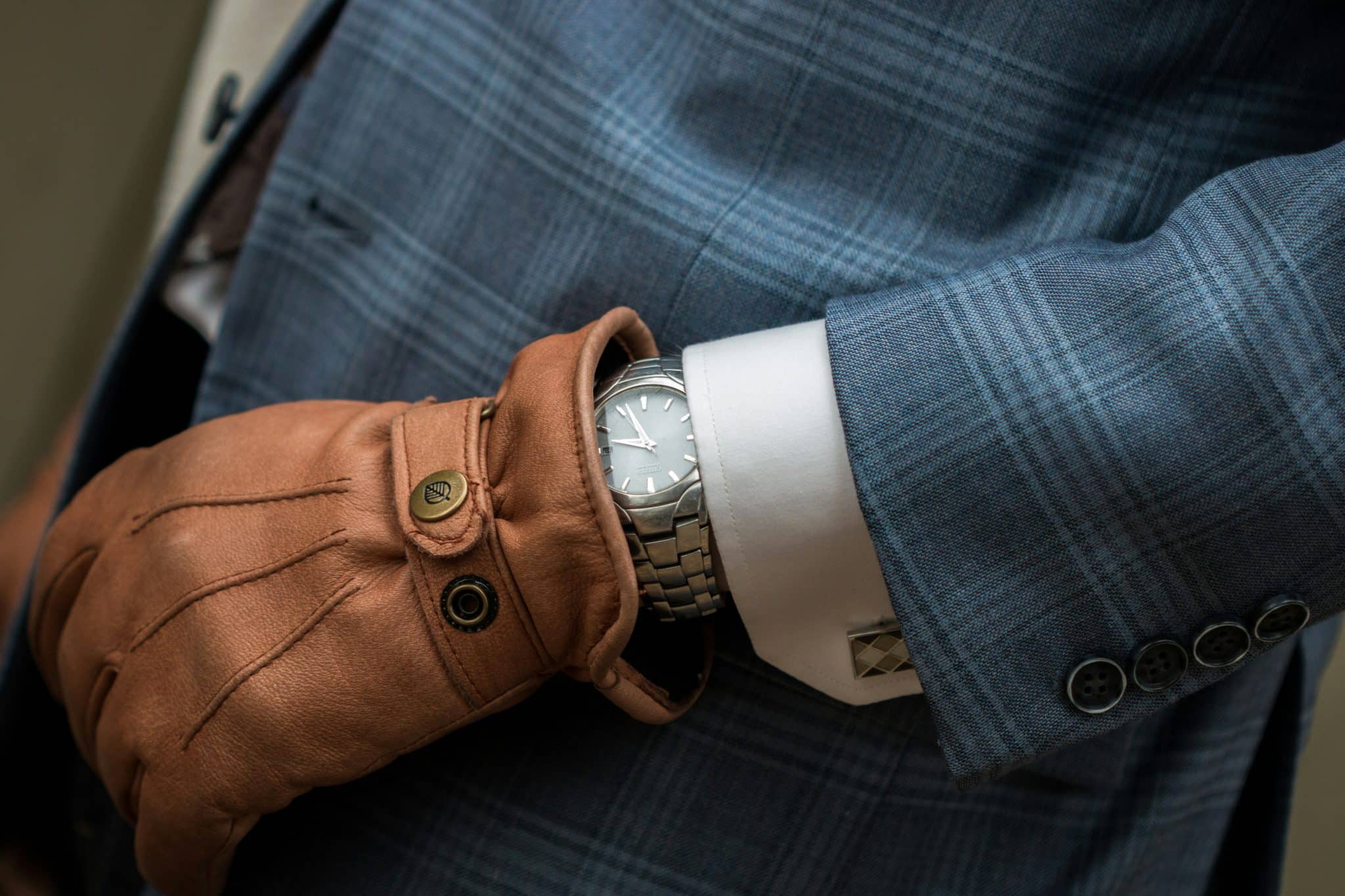 gants en cuir